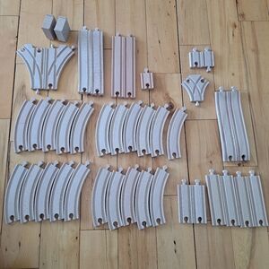 BRIO WOODEN TRAIN TRACK PACK Thomas Train Wooden Railway Compatible